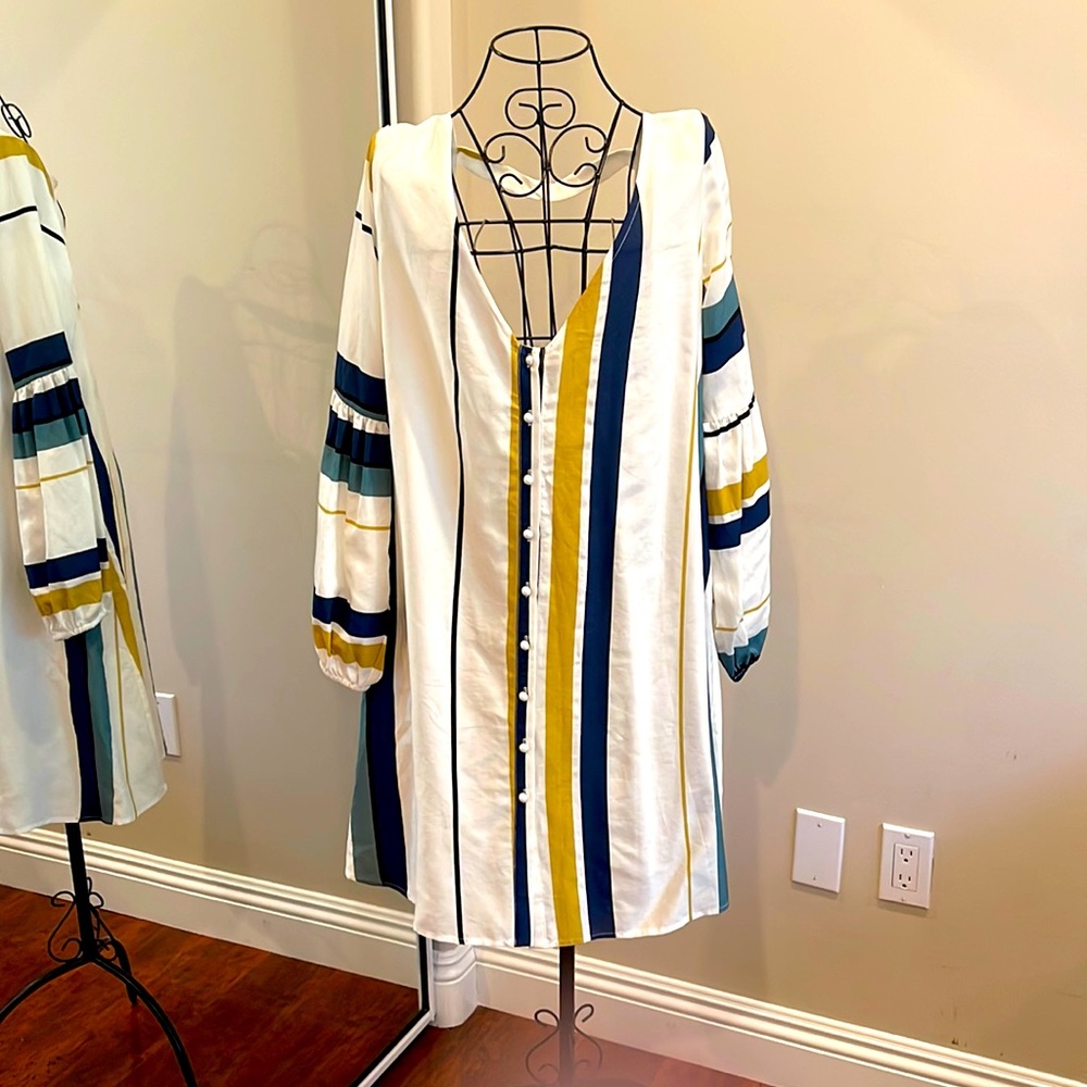 Sancia- aiko dress Margo stripes sample dress.